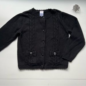 Gymboree black cardigan - Girls S (5-6)